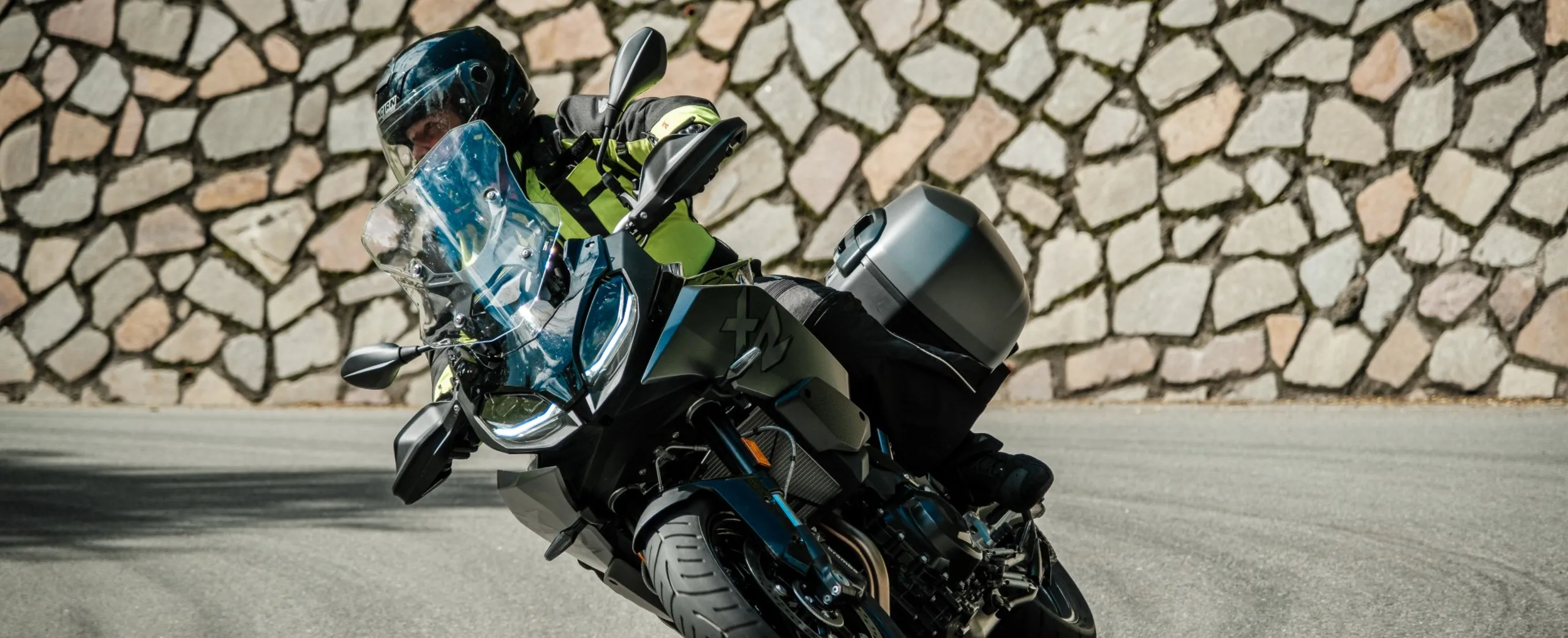 Motorrad Kurvenlage